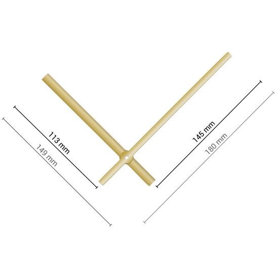 Hodinový strojek UTS komplet včetně ručiček APH015G