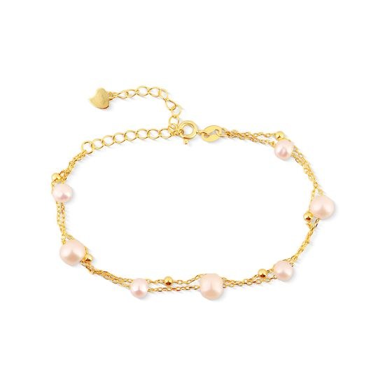 Náramek JVD SVLB0824SD2GP18 stříbrný