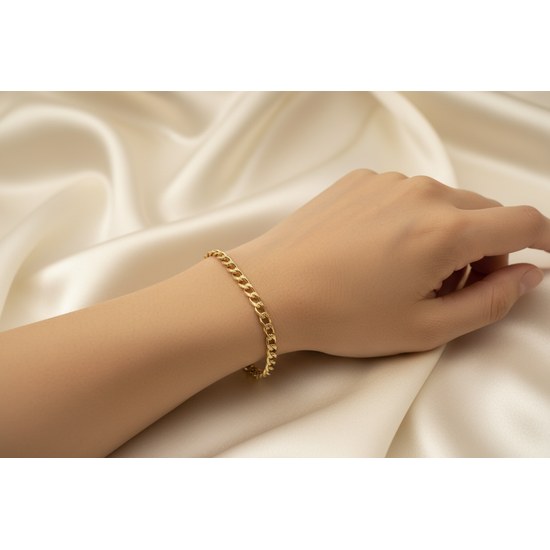 Zlatý 585/1000 náramek panzer 1127