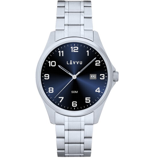 LAVVU Ocelové pánské hodinky GLIMT Blue LWM0321