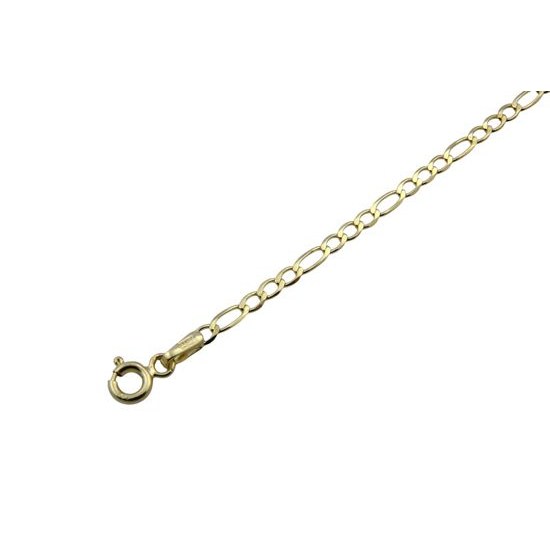 Zlatý 585/1000 náramek figaro 1007