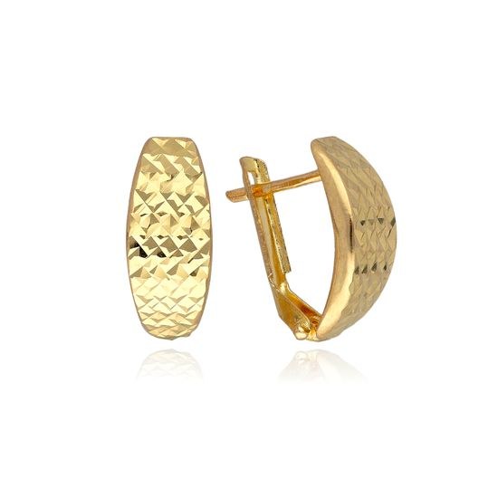 MOISS náušnice ze žlutého zlata