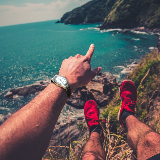 Titanové hodinky se safírovým sklem LAVVU LWM0150 TITANIUM LILLEHAMMER White