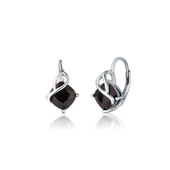 Náušnice JVD SVLE0859SH2BL00 stříbrné