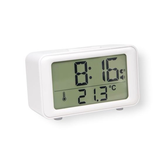 Airbi TALK - budík řízený signálem s hlasovým oznámením v českém jazyce