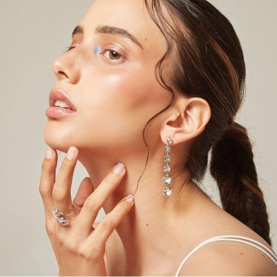 Stříbrné náušnice Victoria Cruz A3293-07HT