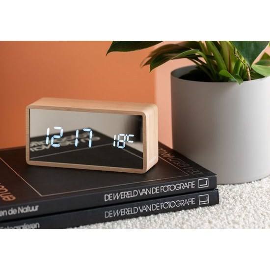 Designové LED hodiny - budík KA5879WD Karlsson 15cm