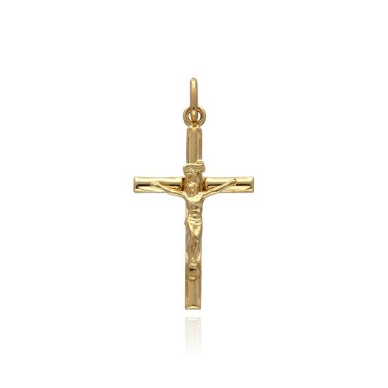MOISS přívěsek ze žlutého zlata KŘÍŽEK