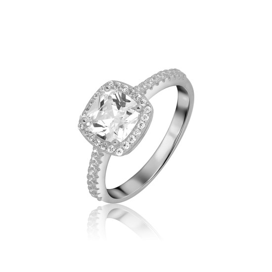 Prsten JVD SVLR0881SH2BI stříbrný