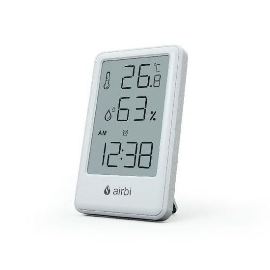 Pokojový teploměr a vlhkoměr Airbi FRAME - bílý