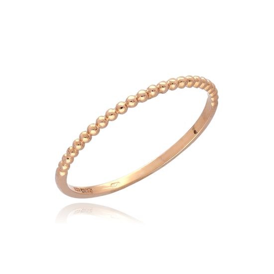 MOISS prsten z růžového zlata