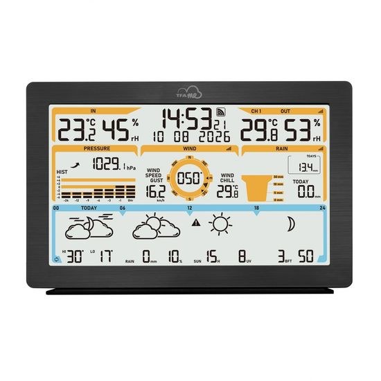 TFA 35.8106.01 - Bezdrátová WiFi meteostanice s chytrou předpovědí TFA.me ID-05