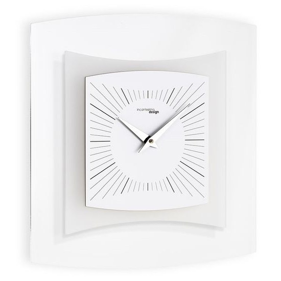 Designové nástěnné hodiny I059BN white IncantesimoDesign 35cm