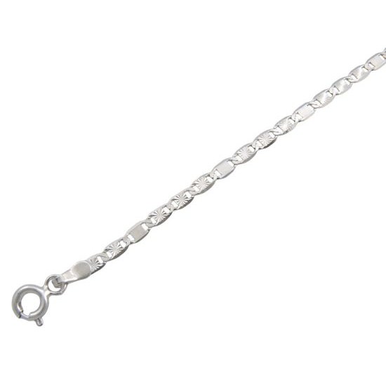 Stříbrný 925/1000 náramek žiletkový S1086