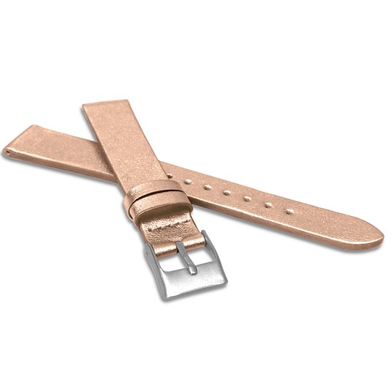 Rose gold řemínek MINET z luxusní kůže Top Grain MSSUY16