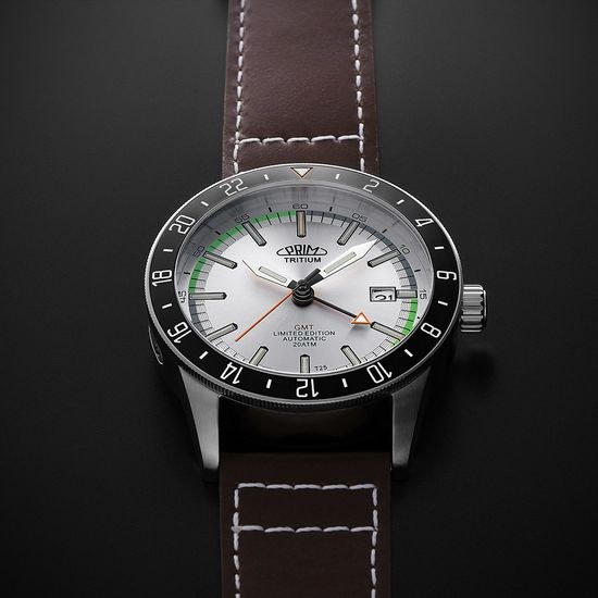 Hodinky PRIM Sport Tritium 25 - World Timer W91P.13238.A