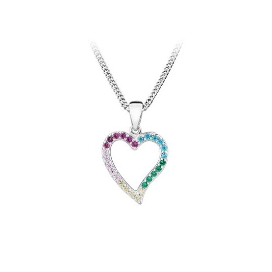 MOISS stříbrný přívěsek SRDCE