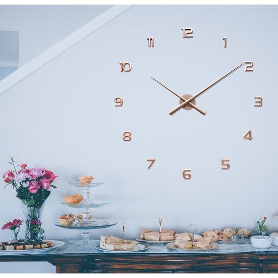 Hodiny Lavvu 3D Sticker LCT1173