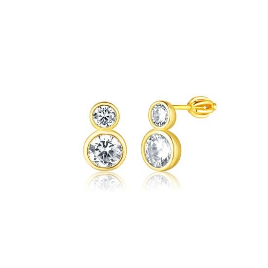 Náušnice JVD SVLE0890SH2GOSR stříbrné