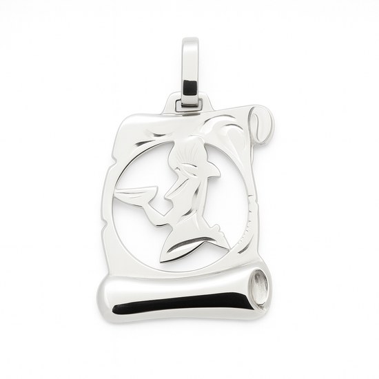 Zlatý přívěšek z bílého zlata zvěrokruh Panna