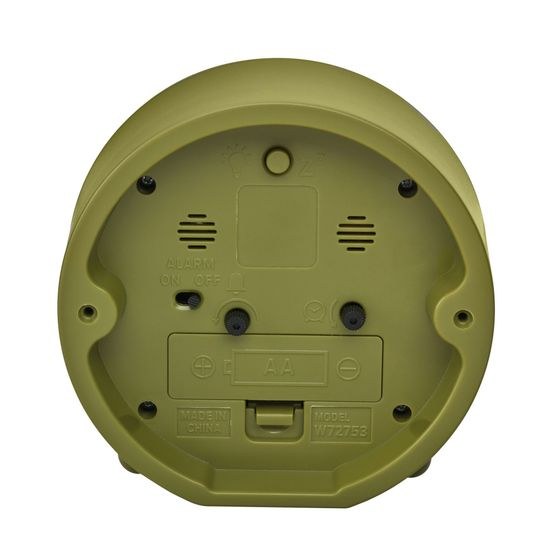 TFA 60.1043.04 - Elektronický analogový budík s tichým chodem - barva olivová