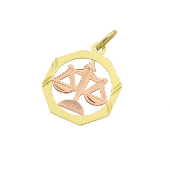 Zlatý přívěsek zvěrokruh Váhy