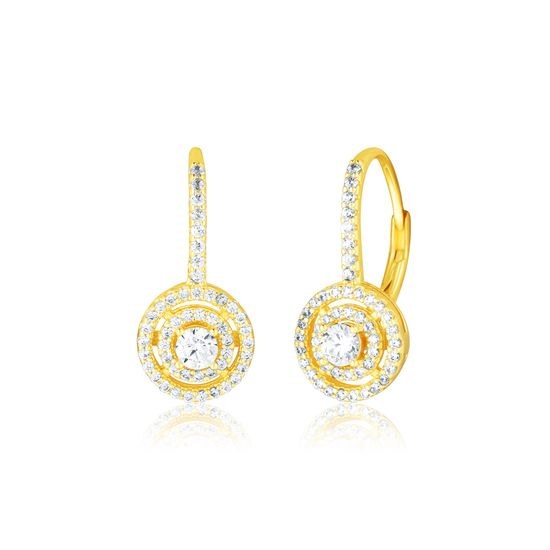 Náušnice JVD SVLE3193XH2GO00 stříbrné