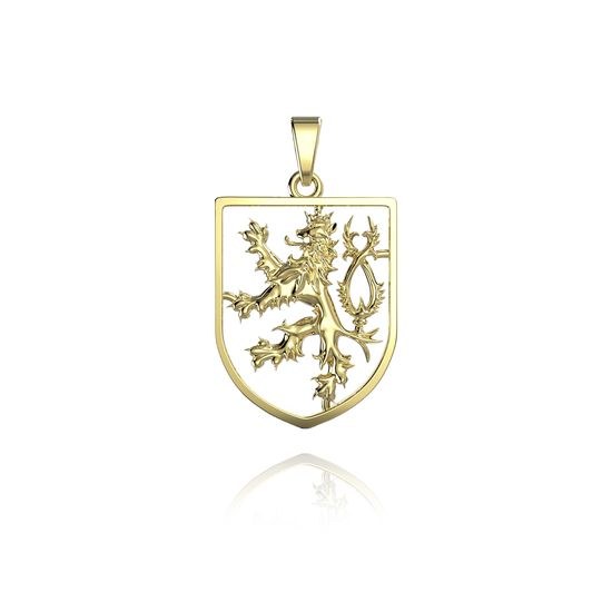 MOISS stříbrný přívěsek ČESKÝ LEV