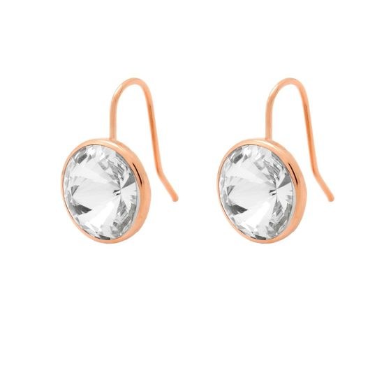 Stříbrné zlacené náušnice Victoria Cruz A2521-07ST