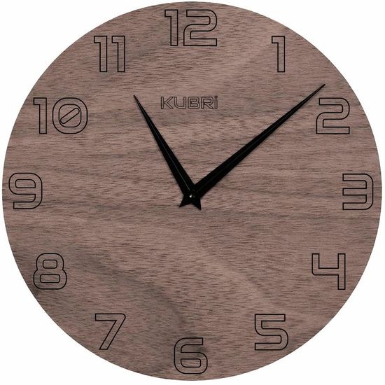 KUBRi KU3010 - hodiny od českého výrobce s tichým chodem v mnoha velikostech