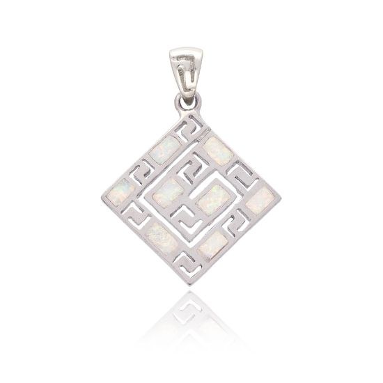 MOISS stříbrný přívěsek OPÁL