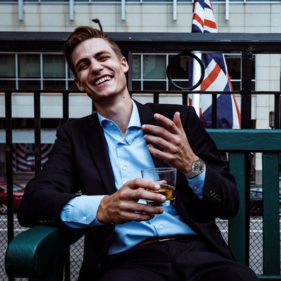 LAVVU LWM0222 Titanové pružné hodinky s vodotěsností LUNDEN Black