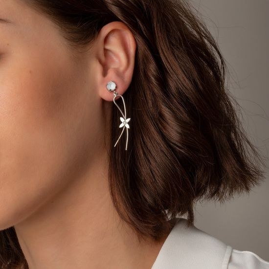 Stříbrné náušnice Victoria Cruz A3507-85HT