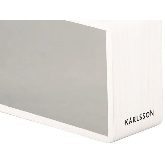 Designové LED hodiny - budík KA5879WH Karlsson 15cm