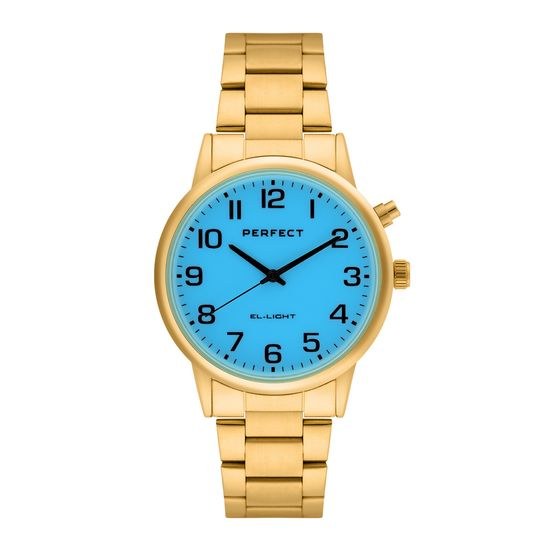 Pánské hodinky Perfect s osvětlením EL001M-04
