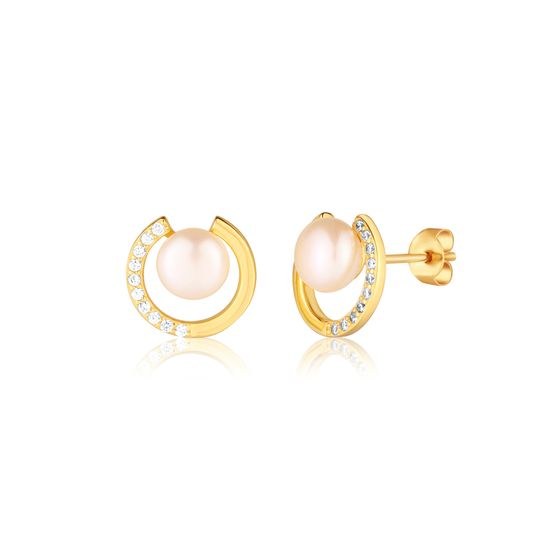 Náušnice JVD SVLE3129XD2GP00 stříbrné