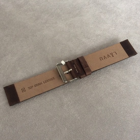 Řemínek LAVVU PLAIN z luxusní kůže Top Grain LSCUC20