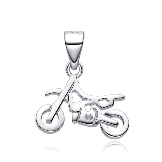 MOISS stříbrný přívěsek MOTORKA