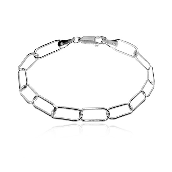 MINET Stříbrný náramek v italském stylu