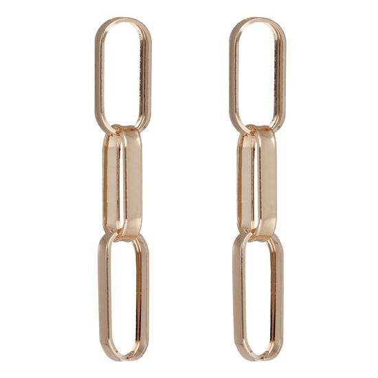 Victoria Cruz A4106-ST - stříbrné náušnice - růžově zlacené