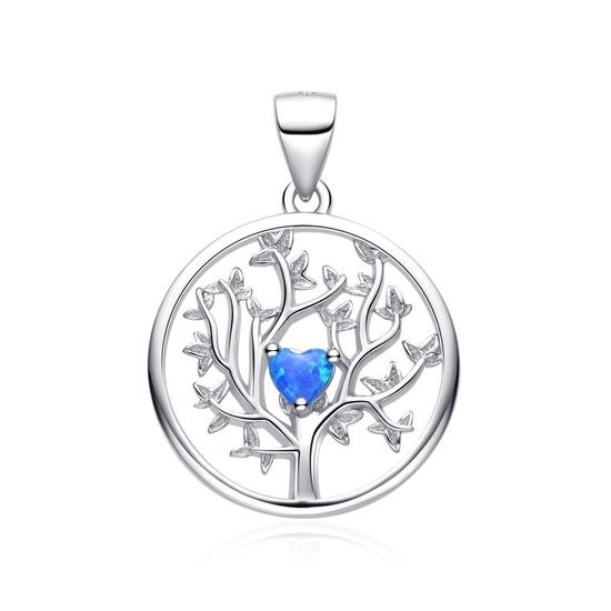 MOISS stříbrný přívěsek OPÁL STROM