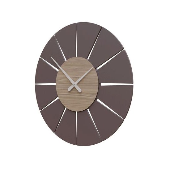 Hodiny CalleaDesign 10-212-85 Extreme M 60 cm černý ořech