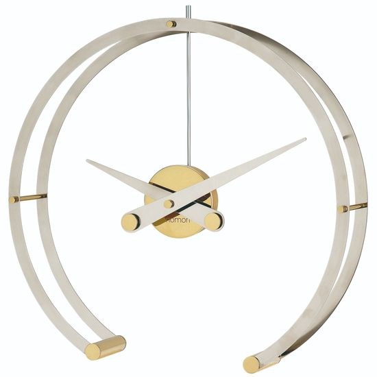 Designové stolní hodiny Nomon Omega Gold 43 cm