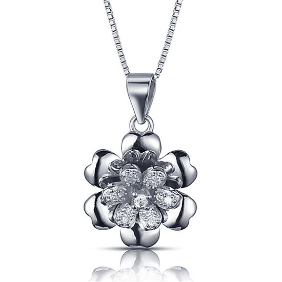 MOISS stříbrný přívěsek KVĚTINA