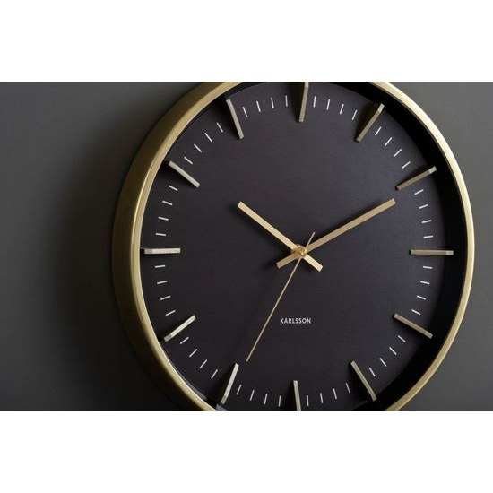 Designové nástěnné hodiny KA5911GD Karlsson 35cm