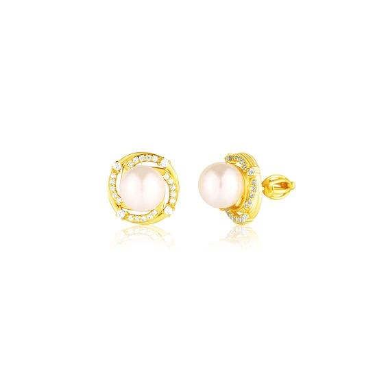 Náušnice JVD SVLE3306XF3GPSR stříbrné