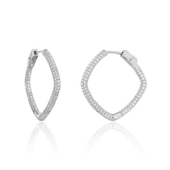 Náušnice JVD SVLE3386XJ6BI00 stříbrné