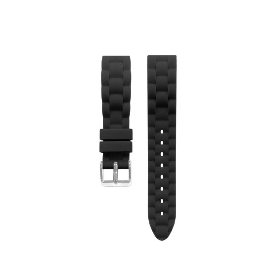 Silikonový černý řemínek k dětským hodinkám CLOCKODILE CSB0040