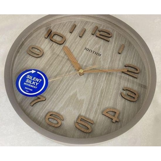 Hodiny Rhythm CMG144NR08 - nástěnné hodiny s tichým chodem