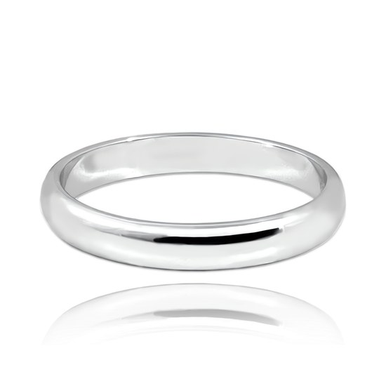 MINET+ Stříbrný snubní prsten 3.5 mm